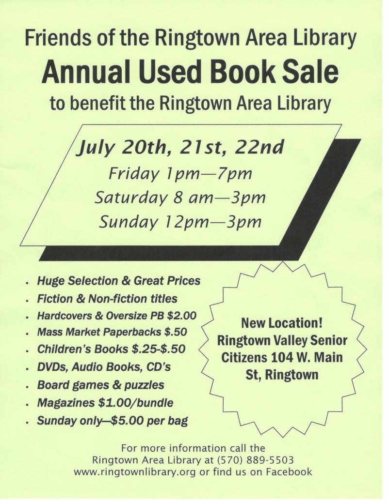 Ringtown Area Library Home