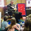 Mr. Bernardyn visits storytime