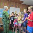 Nancy Terry talks about life in Tanzania to SRP participants