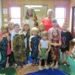 SRP preschoolers tried on authentic Tanzanian kangas